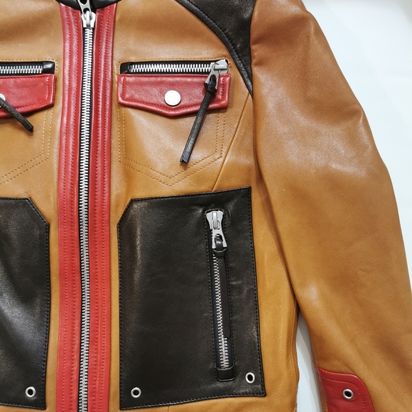 NWT RUDSAK Massel leather Moto Jacket - Picture 3 of 9